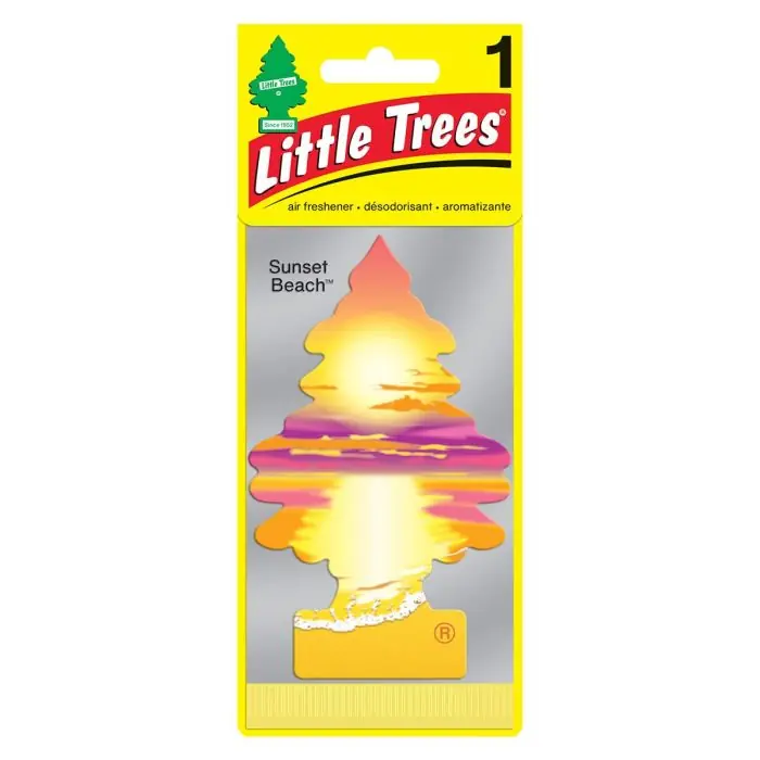 Little Trees Sunset Beach Air Fresheners for Car and Home - U1P-17177 Money Back Guarantee