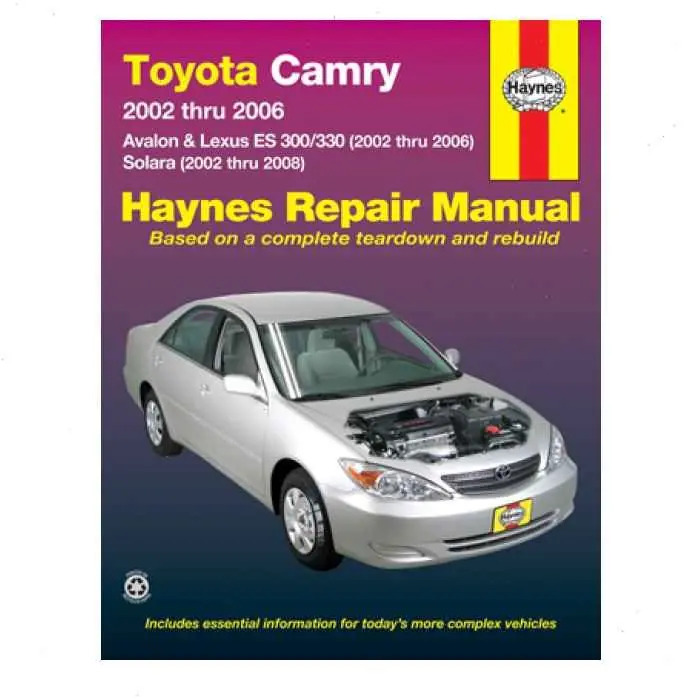 Clearance Haynes Repair Manual for 2002-2008 Toyota Solara