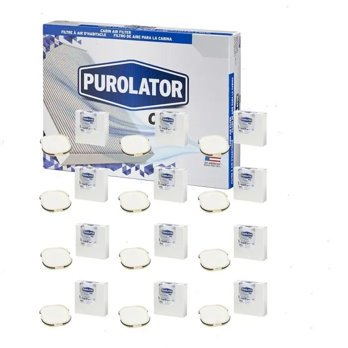 12 pc Purolator ONE C25561 Cabin Air Filters for HVAC Heating Ventilation Air Conditioning Vent Filters Limited Time