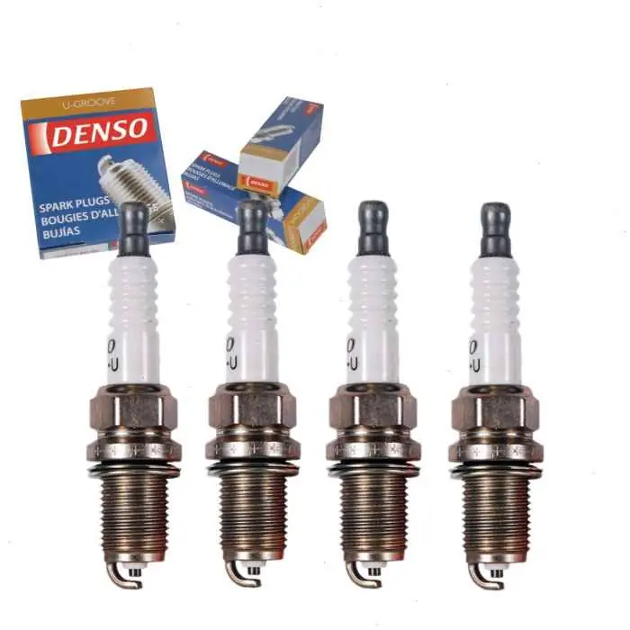 1995-2005 Dodge Neon 2.0L L4 4 pc DENSO Standard U-Groove Spark Plugs - Ignition Secondary Express Delivery