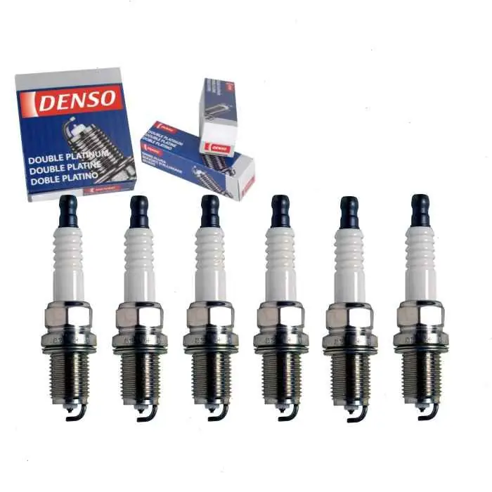 1994-1996 Mercedes-Benz S320 3.2L L6 6 pc DENSO Double Platinum Spark Plugs - Ignition Wire Deal