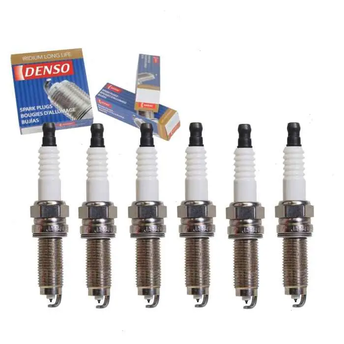 2010-2011 Hyundai Genesis 3.8L V6 6 pc DENSO Iridium Long Life Spark Plugs - Ignition Wire Best Choice