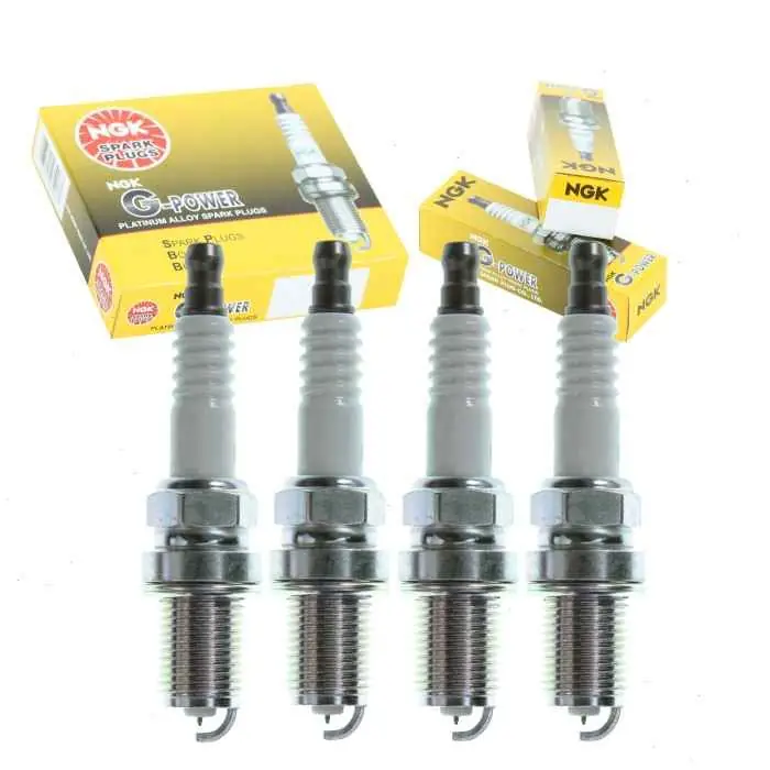 1986-1988 Nissan Multi 2.0L L4 4 pc NGK G-Power Spark Plugs Intake Side - Ignition Wire Secondary Cheap