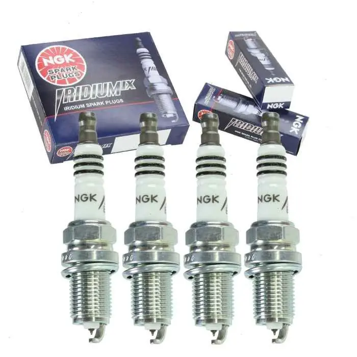 Popular 2011-2014 Mazda 2 1.5L L4 4 pc NGK Iridium IX Spark Plugs - Ignition Wire Secondary