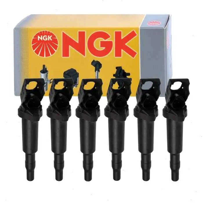 2004 BMW X5 3.0L L6 6 pc NGK Ignition Coils - Spark Plug Wire Boot Wholesale