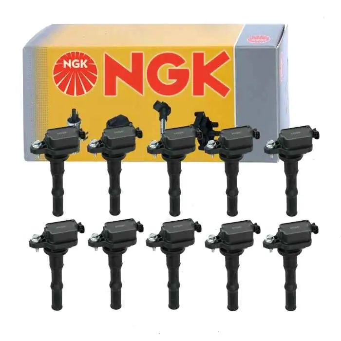 10 pc NGK 48827 (U5195) Ignition Coils for 1415087 178-8261 8415087 88921328 90919-02211 Trusted Brand