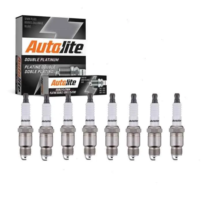 1993 Buick Commercial Chassis 8 pc Autolite Double Platinum Spark Plugs - Ignition Wire Secondary Certified