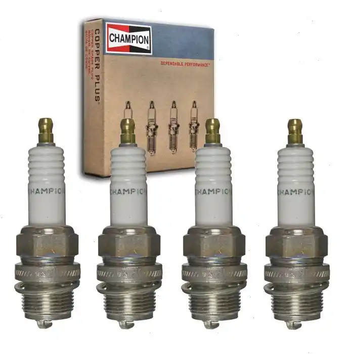 1925 Hupmobile Model R-15 4 pc Champion Industrial Spark Plugs - Ignition Wire Secondary Fan Favorite
