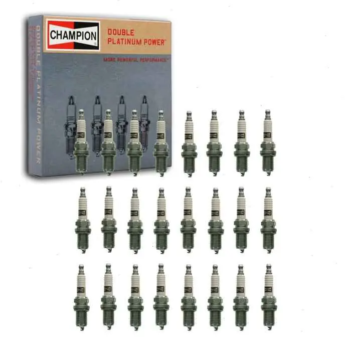 2004-2011 Mercedes-Benz SL600 5.5L V12 24 pc Champion Double Platinum Spark Plugs - Ignition Grab Now