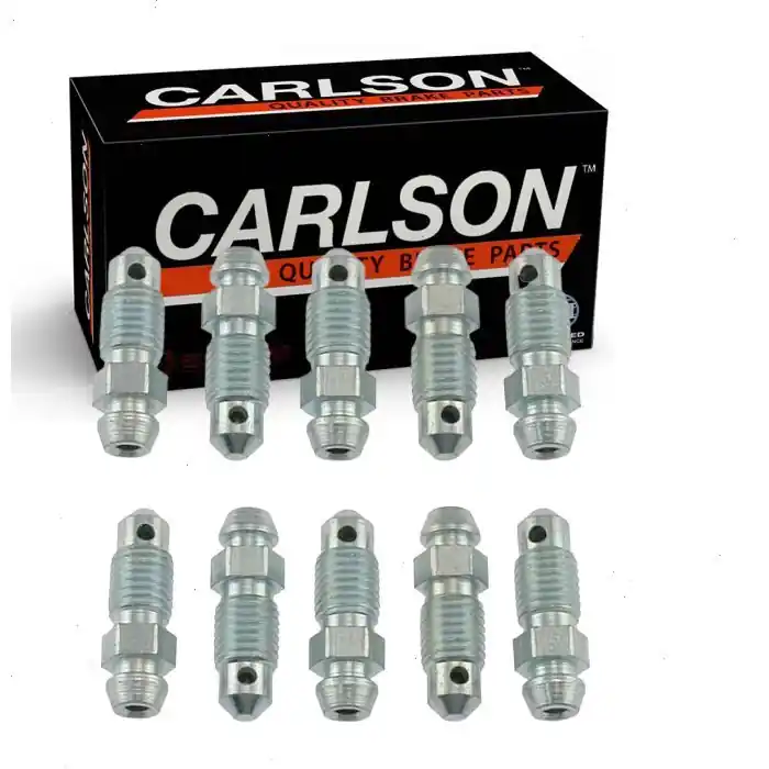 1971-1974 Dodge B100 Van Carlson Brake Bleeder Screw Rear - Pad Hardware Service - Brake System Warranty Included