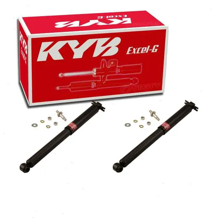 Budget 1987-1992 Cadillac Brougham 2 pc KYB Excel-G Shock Absorbers Rear - Spring Strut Steering -