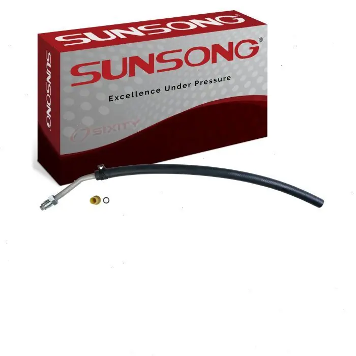 Latest 1984-1987 Chevrolet Corvette Sunsong Power Steering Return Line Hose Gear To Pump - Assembly Drive