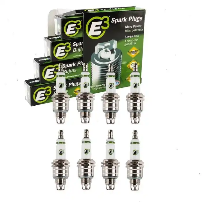 Free Returns 1955-1961 DeSoto Fireflite 4.8L 5.4L 5.6L 5.9L 6.3L V8 8 pc E3 Spark Plugs - Ignition Wire